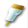 Acti-Lance 7157 17 g x 2.0 mm Depth, Button Activated Safety Lancet, Special, Yellow (Pack of 100) view 2