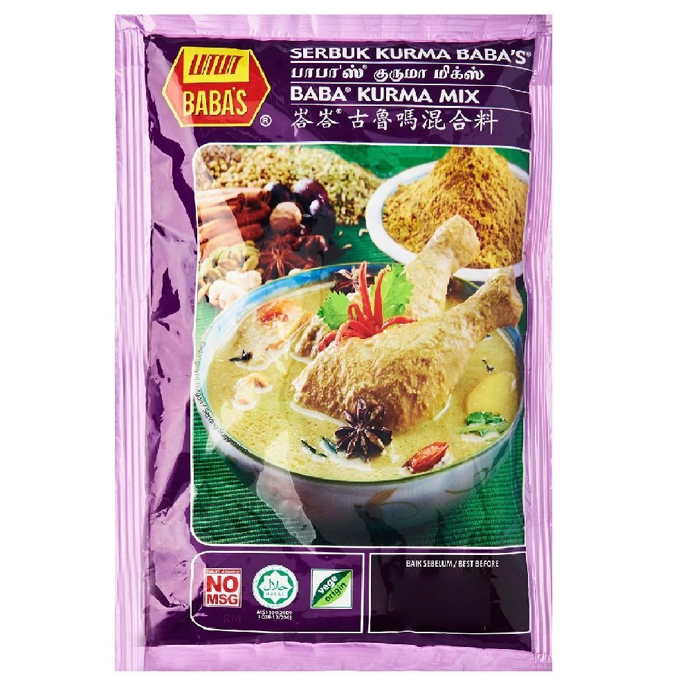 Baba's Powder 125g (Kurma Mix, 6 Packs)