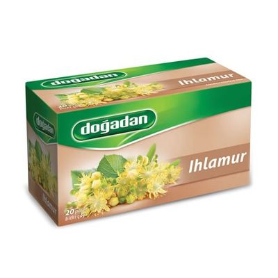 Dogadan Ihlamur (Linden Herbal Tea) 20 Tea Bags, Pack of 3