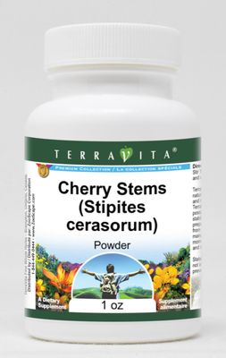 Cherry Stems (Stipites cerasorum) Powder (1 oz, ZIN: 511193)