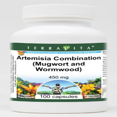 Artemisia Combination (Mugwort and Wormwood) - 450 mg (100 Capsules, ZIN: 513045)
