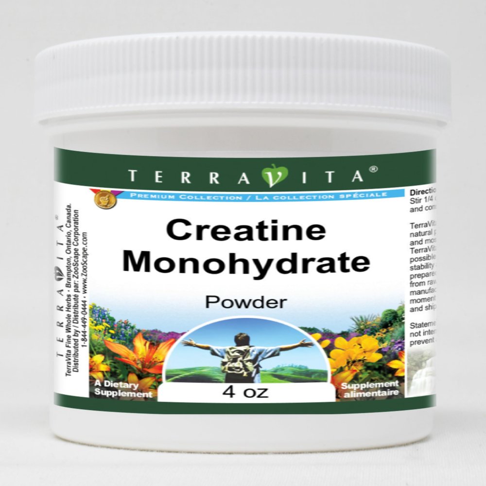 Terravita Creatine Monohydrate Powder (4 oz, ZIN: 510888)