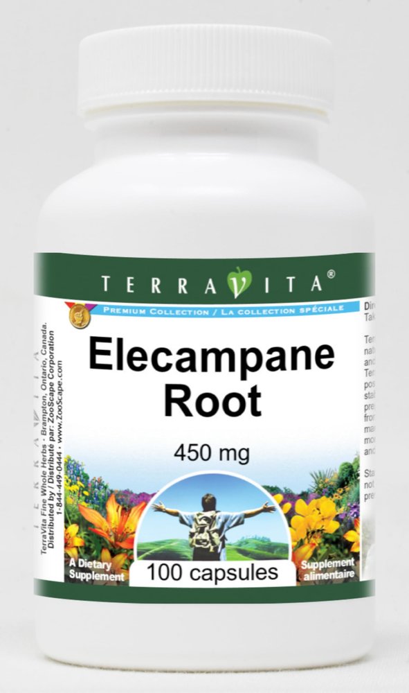 Elecampane Root - 450 mg (100 Capsules, ZIN: 511288)