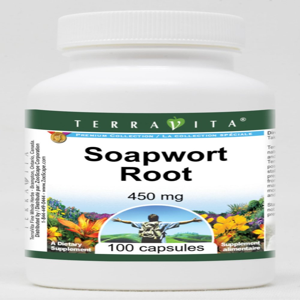 Soapwort Root - 450 mg (100 Capsules, ZIN: 512400)