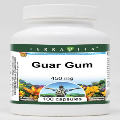 Guar Gum - 450 mg (100 Capsules, ZIN: 513562)