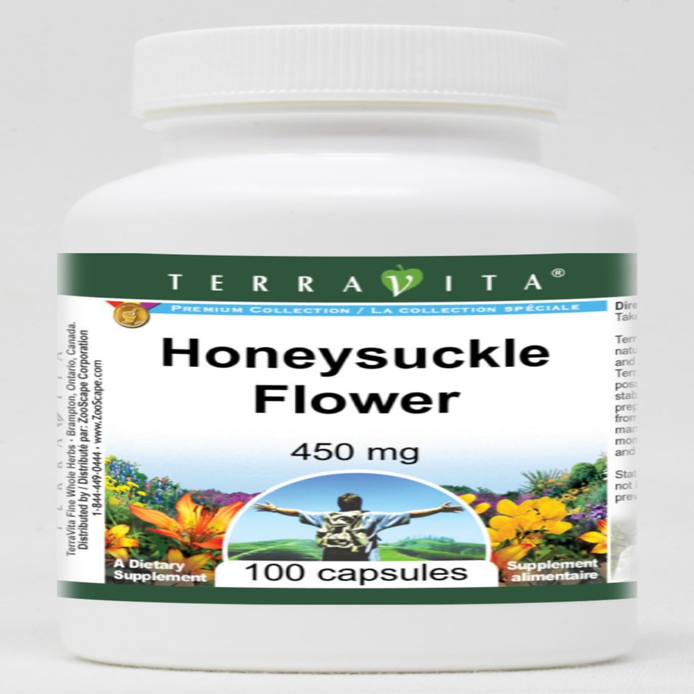 Honeysuckle Flower - 450 mg (100 Capsules, ZIN: 516950)