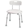 Carex Bath Chair and Shower Chair with Back - Shower Seat for Elderly, Handicap, and Disabled, 300lbs, Easy Assembly, White view 1