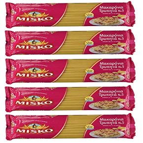 Misko #2 Greek Macaroni Pastitsio Pasta Noodles 500g (5 Pack)