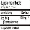 Acai 1000mg ~ 180 Capsules - No Additives ~ Naturetition Supplements view 2