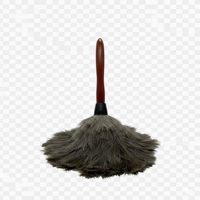 AAYU Feather Duster (36cm) 14.5 inch for Home Cleaning | Soft-Feather Moping and car dusting| Eco-Friendly Genuine Ostrich Dusters with Wooden Handle Easy to Clean Reuse