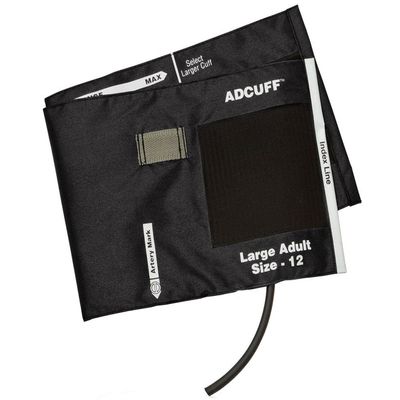 ADC Blood Pressure Cuff, Adult Large 13.3-19.6 cm, 1 Tube Bladder Adcuff, Nylon