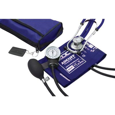 American Diagnostic Corporation Pro's Combo Ii Dh Pocket Aneroid Sprague Stethoscope Kit Royal Latex Free