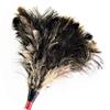18" Feather Duster Wooden Handle | Natural for Cleaning and Moping 18-20" Inch Genuine Ostrich Feathers, Easy to Clean Reuse view 2