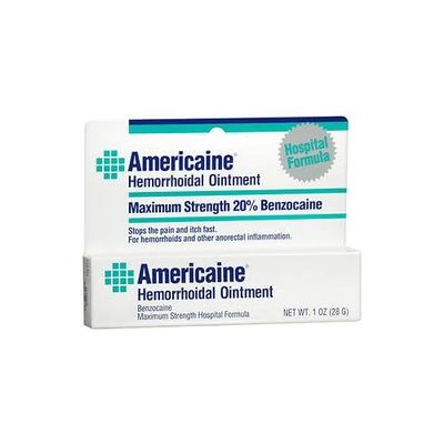 Americaine Maximum Strength Hemorrhoid Ointment - 1 oz, Pack of 4