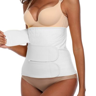 PAZ WEAN Abdominal Surgical Binder Wrap for Stomach Post Surgery Compression C section Postpartum Support Recovery after Hysterectomy Belly Band