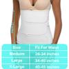 PAZ WEAN Abdominal Surgical Binder Wrap for Stomach Post Surgery Compression C section Postpartum Support Recovery after Hysterectomy Belly Band view 2
