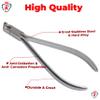 RDM Distal End Cutter Flush Cut Long Handle with Safety Hold German Tungsten Carbide (TC) Inserts Cutting Jaws Dental Orthodontic Instruments view 3
