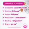 Pink Stork Morning Sickness Sweets, Organic Raspberry Ginger Candy with Vitamin B6, Support for Motion Sickness, Prenatal Heartburn - Pregnancy Must Haves - 30 Wrapped Drops view 3