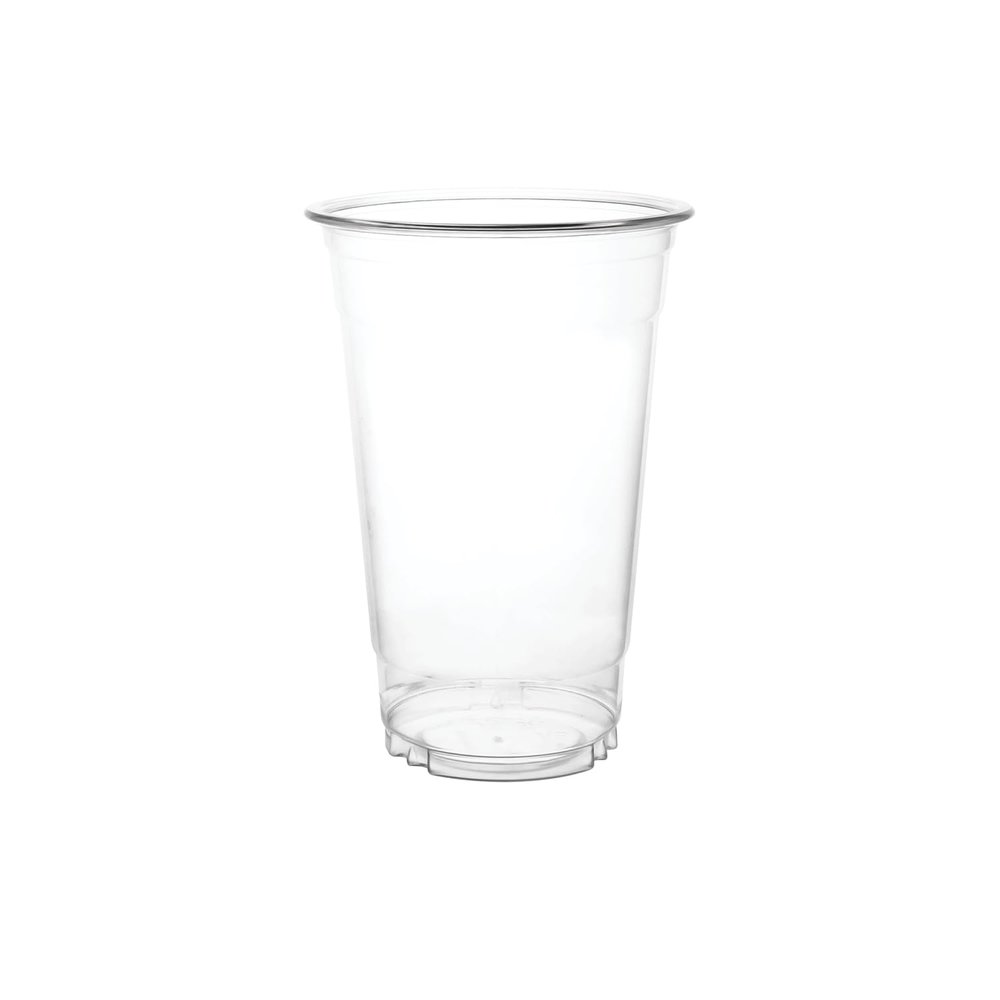 Party Essentials Soft Plastic Party Cups/Tumblers, 40 Ct, 20 oz, Crystal Clear