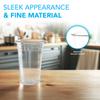 Party Essentials Soft Plastic Party Cups/Tumblers, 40 Ct, 20 oz, Crystal Clear view 4