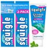Squigle Enamel Saver Toothpaste (Canker Sore Prevention & Treatment) Prevents Cavities, Perioral Dermatitis, Bad Breath, Chapped Lips - 2 Pack view 1