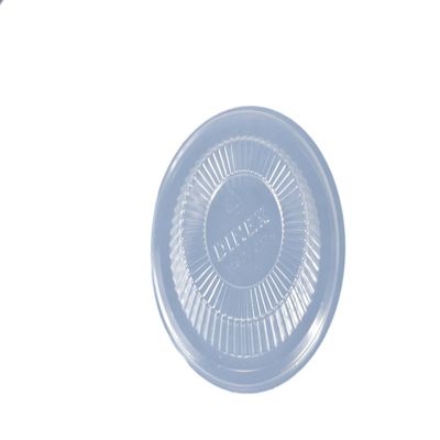 Dinex DX11820174 Classic Polystyrene Lid, 3-3/4" Diameter, Clear, For 5oz Tulip Cup (Case of 1000)