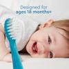 RADIUS Totz Toothbrush Extra Soft Brush BPA Free & ADA Accepted Designed for Delicate Teeth & Gums for Children 18 Months & Up - Blue Sparkle - Pack of 1 view 3