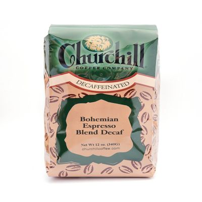 Churchill Coffee Bohemian Espresso Blend 12 oz - Ground (Decaf)