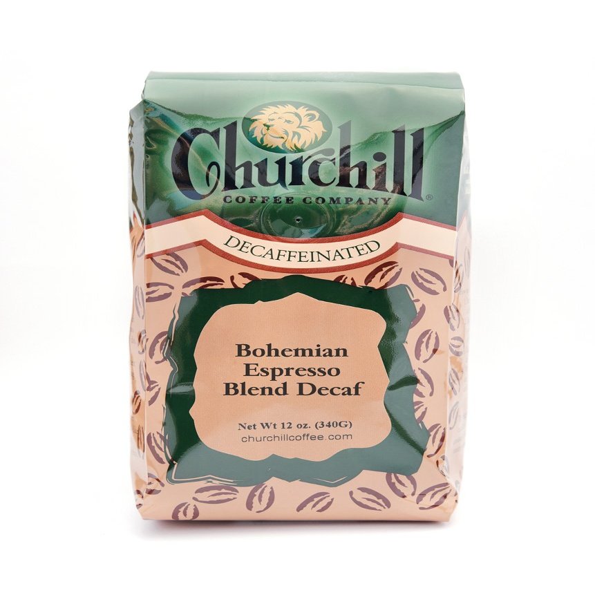 Churchill Coffee Bohemian Espresso Blend 12 oz - Ground (Decaf)