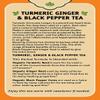 Herbal Cup Ayurveda Turmeric Tea, Organic Ginger & Black Pepper, No Caffeine Herbal Supplement (16 Count, Pack of 1) view 4