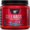 BSN CELLMASS 2.0 Post Workout Recovery with BCAA, Creatine, & Glutamine - Keto Friendly - Blue Raz, (25 Servings) view 1