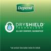 Depend FIT-FLEX Incontinence Underwear for Men, Maximum Absorbency, Disposable, Large, Grey, 52 Count (2 Packs of 26) (Packaging May Vary) view 2