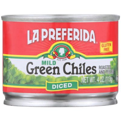La Preferida Chillies Green Diced, 7 oz