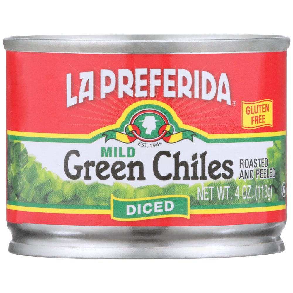 La Preferida Chillies Green Diced, 7 oz