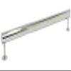 Wingits Length 48", Contemporary, Stainless Steel, Grab Bar, Silver Stainless Steel WGB5MEPS48-1 Each view 1