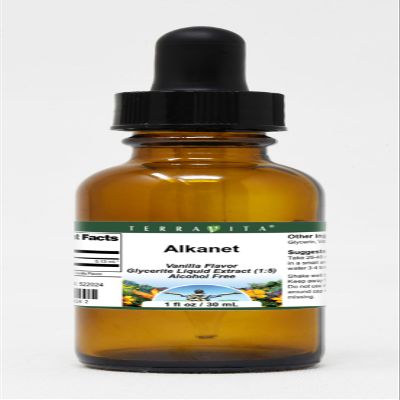 Alkanet Glycerite Liquid Extract (1:5) - Vanilla Flavored (1 oz, ZIN: 522024) - 3 Pack