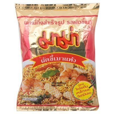 12x Mama Instant Noodles Pad Kee Mao Flavour 60g.