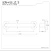 Kingston Brass GDR814121 Silver Sage 12-Inch X 1-1/4-Inch OD Grab Bar, Polished Chrome view 2