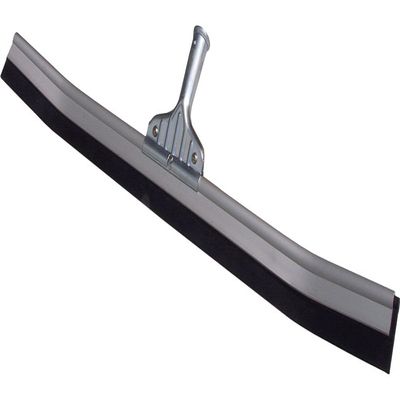 Unger Professional AquaDozer 36 Smooth Surface Curved Floor Squeegee, Flood Cleanup Scrubber for Concrete and Asphalt, Cleaning Tool with Curve Hood to Control and Easily Moves Water and Debris
