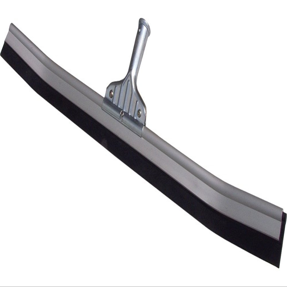 Unger Professional AquaDozer 36 Smooth Surface Curved Floor Squeegee, Flood Cleanup Scrubber for Concrete and Asphalt, Cleaning Tool with Curve Hood to Control and Easily Moves Water and Debris