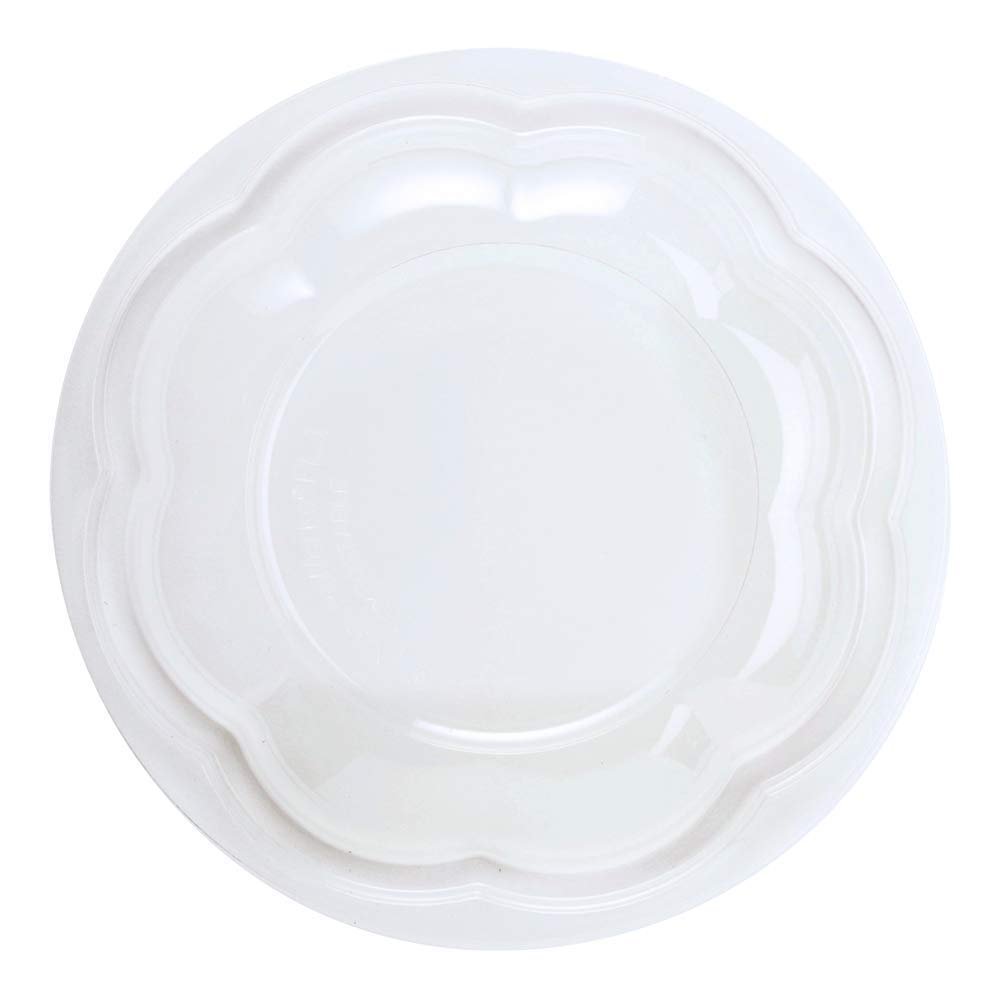 100% Compostable Salad Bowl Lids by World Centric, Made from Ingeo Clear Plastic, Salad Bowl Lids, Dome, Clear, for 16 oz. Bowls (Pack of 450)