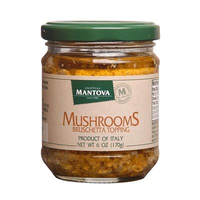 Mantova Mushroom Bruschetta Topping, 6 Oz (Pack Of 6)