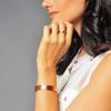 Earth Therapy - Pure Copper Ultra Strength Magnetic GOLF Bracelet Bangle Cuff - Sport - Adjustable Sizing - for Men & Women view 2