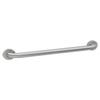 Bobrick 58616 304 Stainless Steel Two-Wall Tub/Shower Toilet Compartment Grab Bar, Satin Finish, 1-1/4" Diameter x 24" Width x 36" Depth view 1