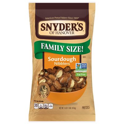 Snyder's of Hanover The Pounder Sourdough Pretzel Nibblers 16 Oz. ( 2 Pack) by Snyder's of Hanover