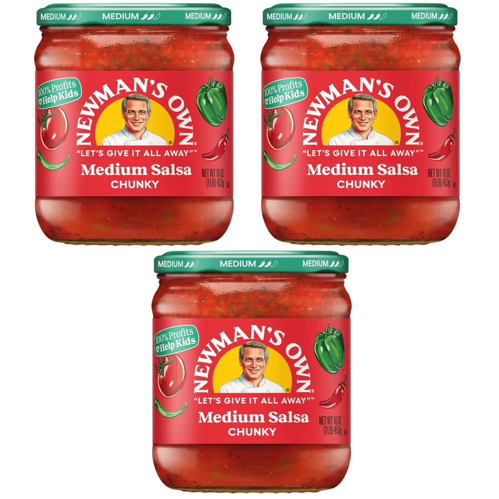 Newman's Own Medium Salsa, 16 oz, 3 pk by Newman's Own