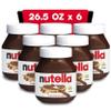Nutella Hazelnut Spread With Cocoa For Breakfast, Bulk 6 Pack, 26.5 Oz Per Jar view 1