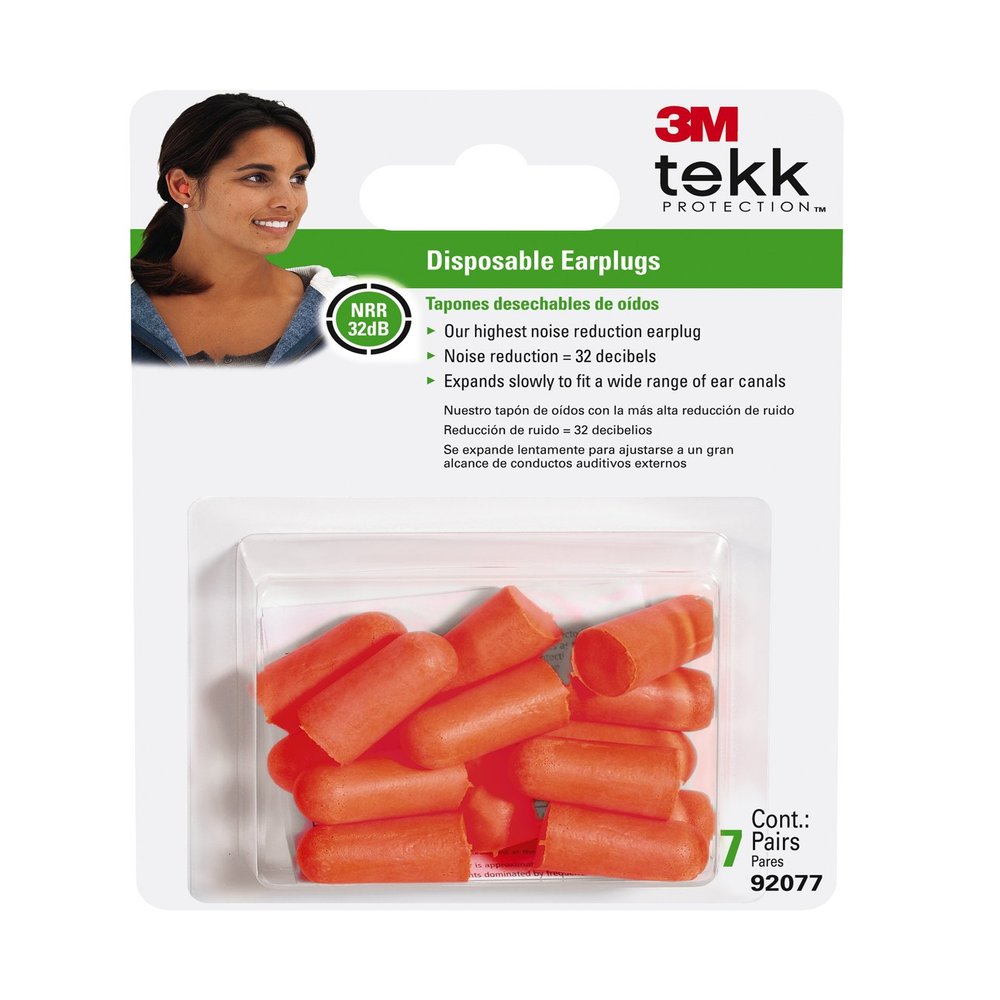 3M 92077-80025L Tekk Protection Lawn and Garden Earplugs