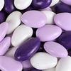 Lavender Purple and White Jordan Almonds Medley by Its Delish, 1 LB Bulk | Sweet Hard Candy Coating - Perfect for Wedding Favors, Bridal and Baby Showers, Party Buffets - USA Made, Vegan & Kosher view 1