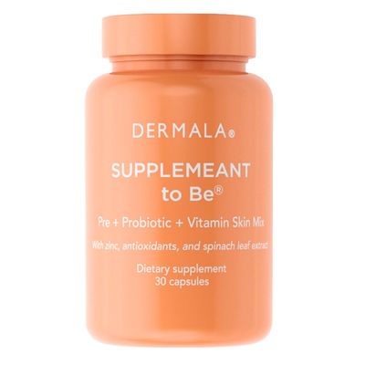 Dermala #FOBO SUPPLEMEANT to Be Acne Supplement | All Natural Daily Prebiotics Probiotics Vitamins Skin Mix with Zinc | Improve Clear Blemish-Free Radiant Skin Through Balancing Gut Health
